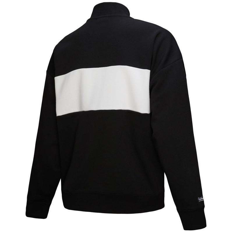 MITCHELL & NESS WOMENS QUARTER ZIP PULLOVER