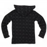 YOUTH RAIDERS ALL OVER SHIELD HOODED LONG SLEEVE TEE