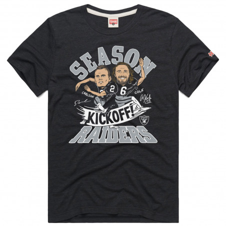 HOMAGE RAIDERS CARLSON AND COLE SEASON KICK OFF TEE