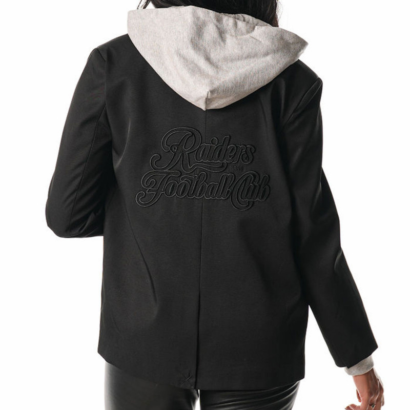 WOMENS RAIDERS HOODED BLAZER