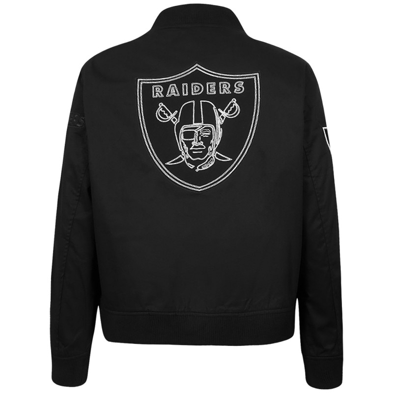 PRO STANDARD RAIDERS WOMENS PAINT THE CITY TWILL JACKET