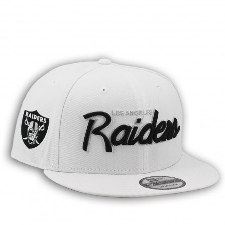 NEW ERA 9FIFTY LOS ANGELES RAIDERS SHIELD SCRIPT CAP
