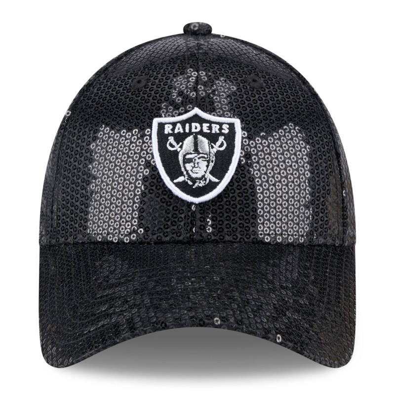 NEW ERA WOMENS RAIDERS 9FORTY SEQUIN CAP