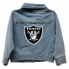 GIRLS YOUTH FRENCH TERRY DENIM JACKET
