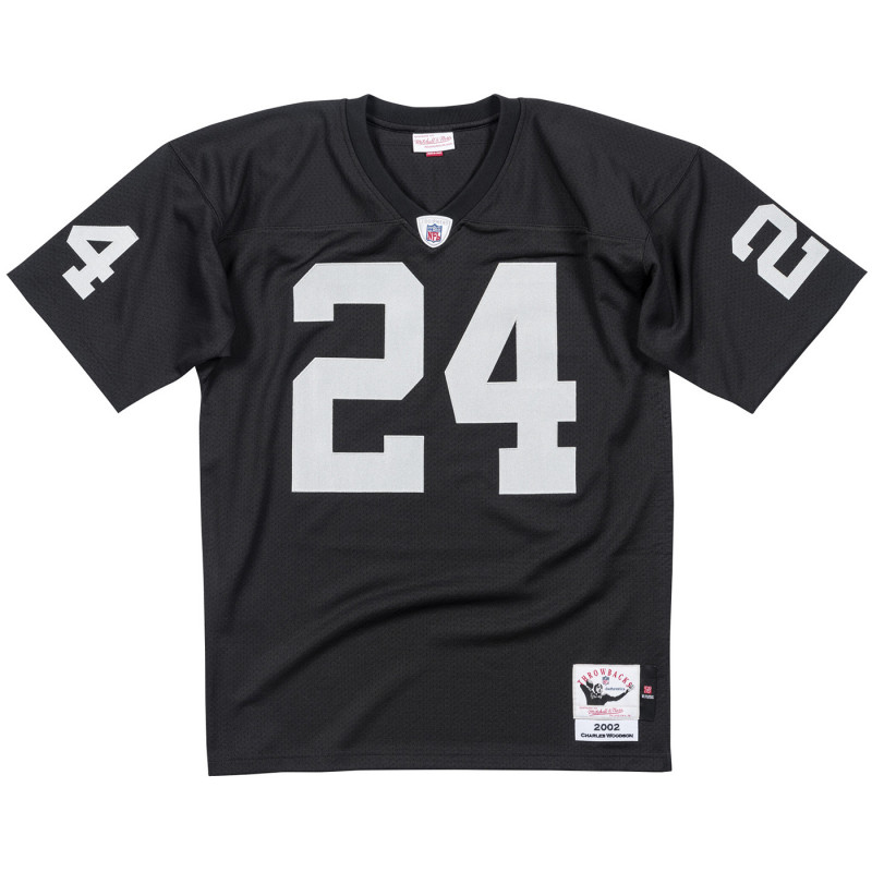 MITCHELL & NESS RAIDERS CHARLES WOODSON 2002 AUTHENTIC JERSEY