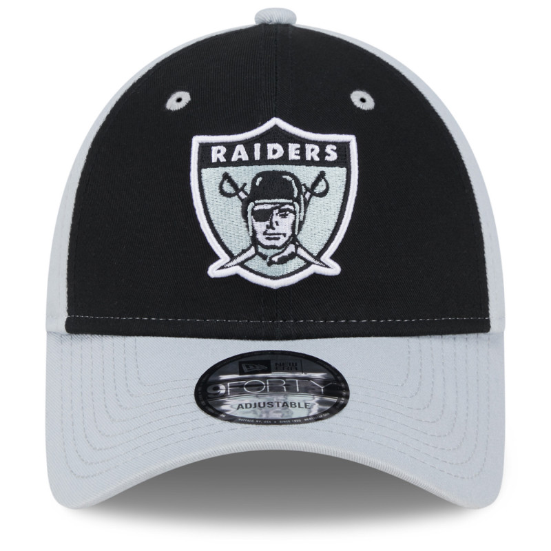 NEW ERA 9FORTY 4TH DOWN BLACK & GRAY 2T CAP