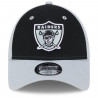 NEW ERA 9FORTY 4TH DOWN BLACK & GRAY 2T CAP