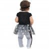 1 FAN DRESS ONESIE & LEGGING SET