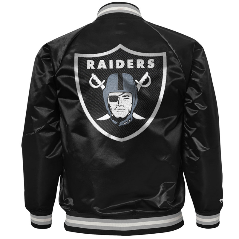 MITCHELL & NESS RAIDERS YOUTH SATIN JACKET