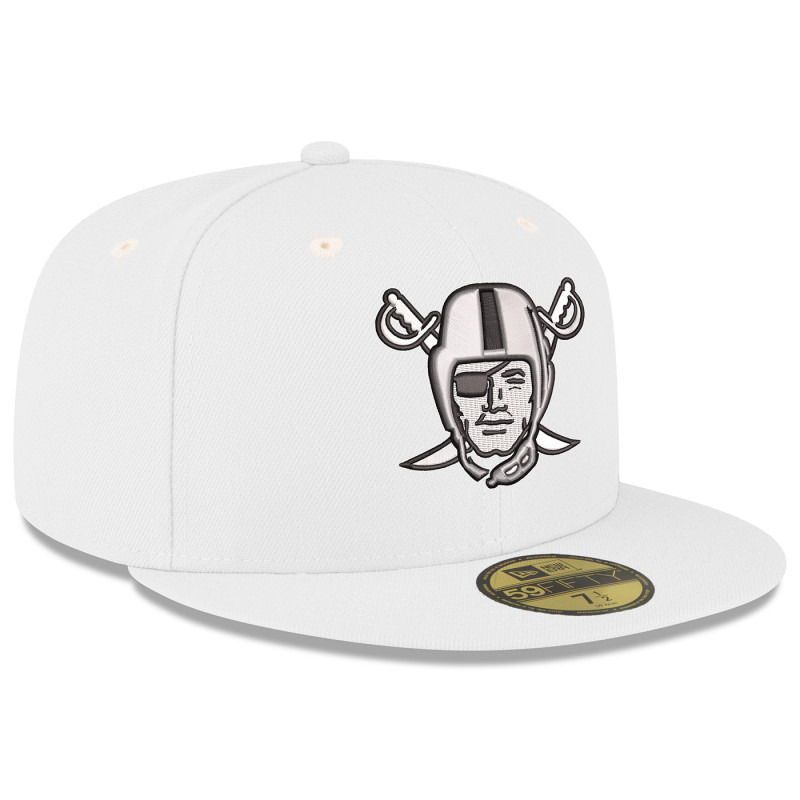 NEW ERA 59FIFTY PIRATE LOGO WHITE CAP