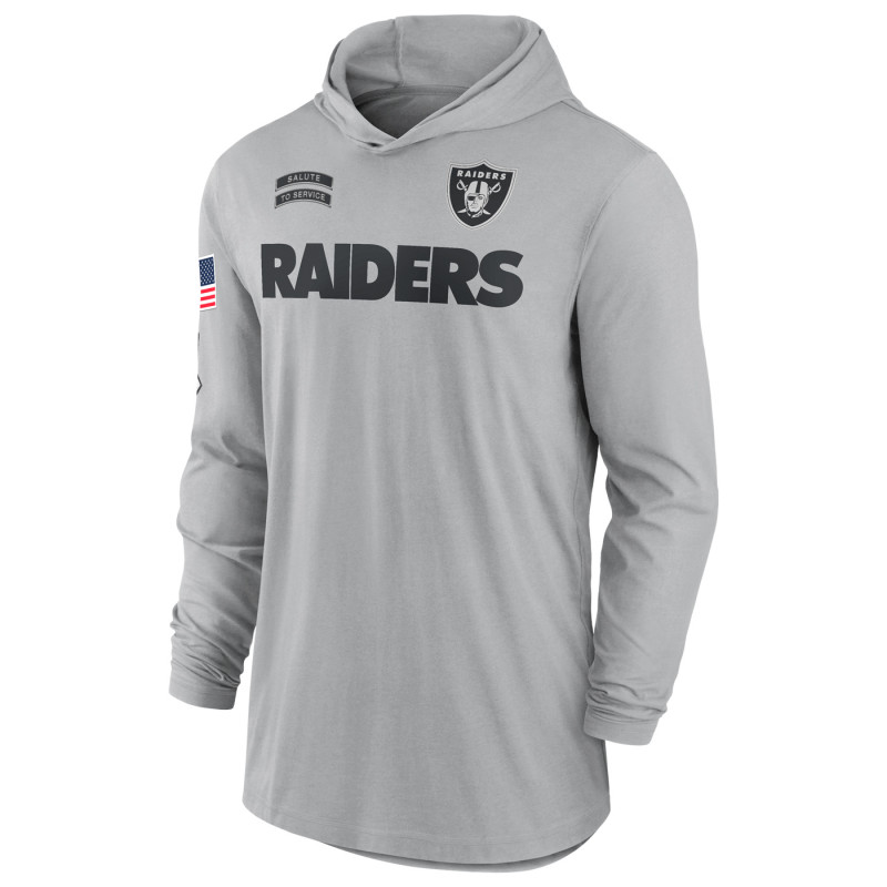 NIKE SALUTE TO SERVICE EDGE MASCOT LOCKUP LONG SLEEVE HOODIE