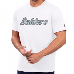 STARTER RAIDERS HERITAGE WORDMARK WHITE TEE