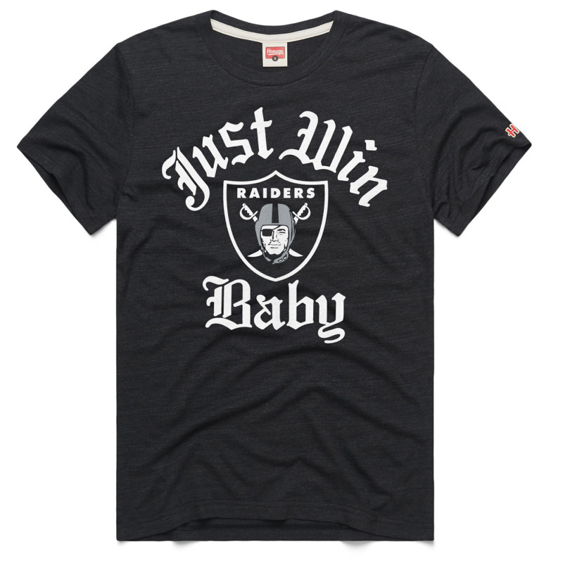 HOMAGE RAIDERS JUST WIN BABY TEE