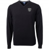 CUTTER & BUCK LAKEMONT TRI-BLEND MENS V-NECK SWEATER