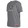NEW ERA RAIDERS THROWBACK PINSTRIPE TEE