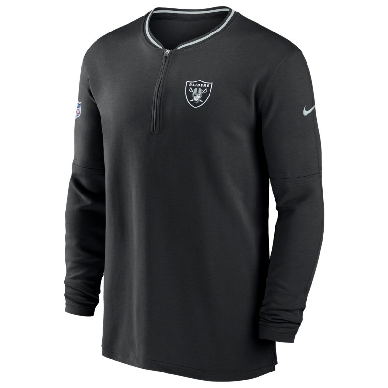 NIKE DRI FIT HALF ZIP LONG SLEEVE COACH TOP