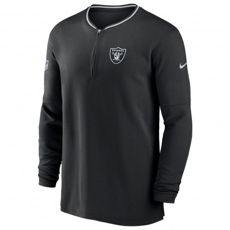NIKE DRI FIT HALF ZIP LONG SLEEVE COACH TOP
