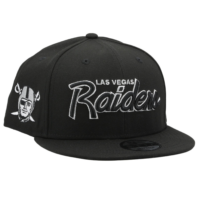 NEW ERA 9FIFTY LAS VEGAS RAIDERS BLACK SCRIPT CAP