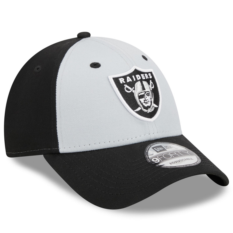 NEW ERA 9FORTY 4TH DOWN GRAY & BLACK 2T CAP