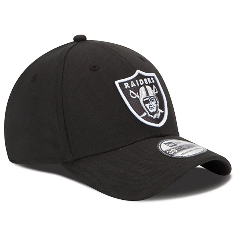 NEW ERA RAIDERS 39THIRTY SHIELD LOGO CAP