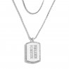 RAIDERS DOUBLE TAG RAIDER NATION NECKLACE