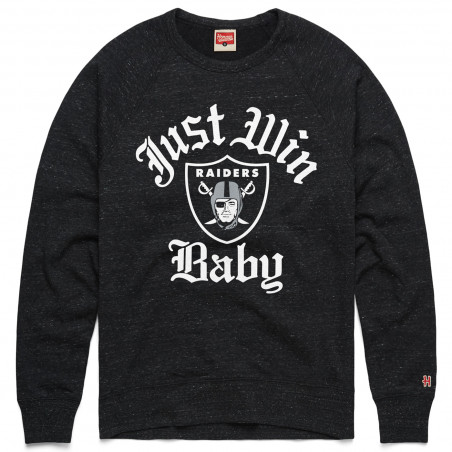 HOMAGE RAIDERS JUST WIN BABY CREWNECK SWEATSHIRT