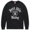 HOMAGE RAIDERS JUST WIN BABY CREWNECK SWEATSHIRT