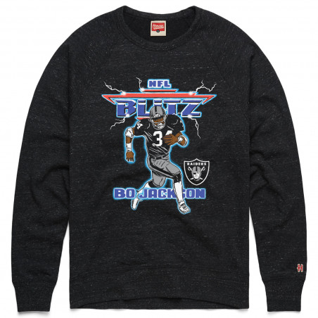 HOMAGE RAIDERS BO JACKSON NFL BLITZ CREWNECK SWEATSHIRT