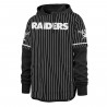 '47 RAIDERS PINSTRIPE DOUBLE HEADER SHORTSTOP 2.0 HOODIE