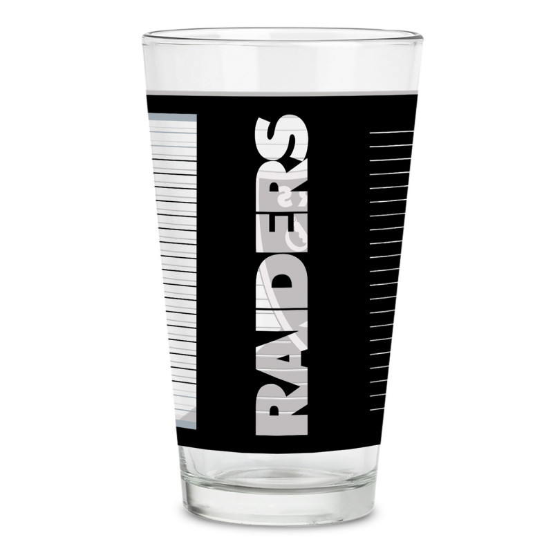 RAIDERS 16OZ PINT GLASS