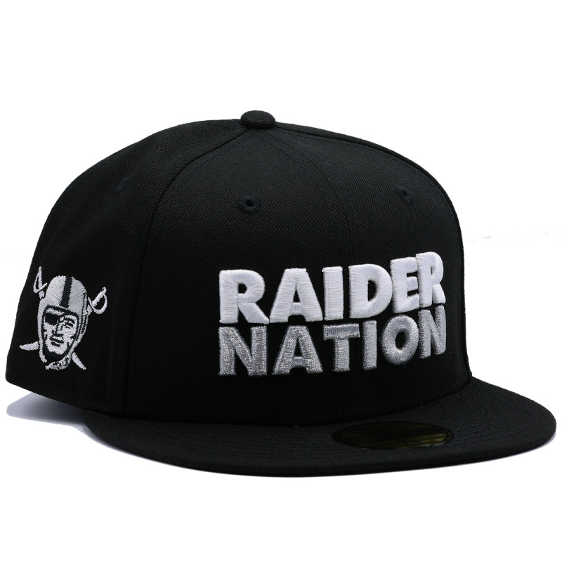 NEW ERA 59FIFTY RAIDER NATION CAP