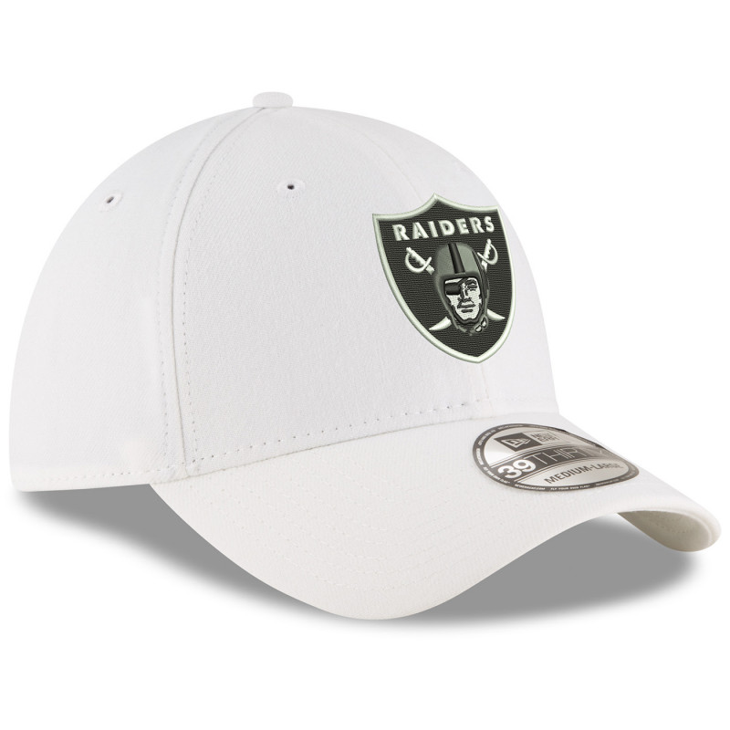 NEW ERA RAIDERS 39THIRTY SHIELD LOGO CAP