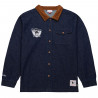 MITCHELL & NESS RAIDERS DENIM BUTTON UP