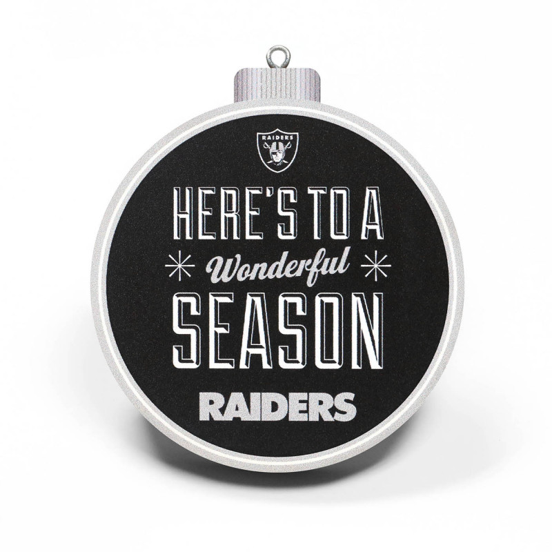 LAS VEGAS RAIDERS 3D STADIUM ORNAMENT