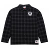 Mitchell & Ness Raiders Plaid Long Sleeve Snap Flannel | Official Raiders Flannel Shirt Sale