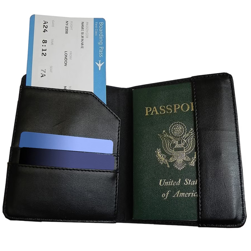 RAIDERS LEATHER PASSPORT & BAG TAG SET