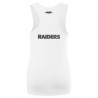 PRO STANDARD WOMENS GAMEDAY CLASSIC RELAXED FIT WHITE RACERBACK TANK