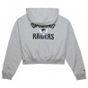 Mitchell & Ness Womens Oakland Raiders Crop Triangle Full-Zip Hoodie | Official Oakland Raiders Hoodie Sale