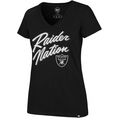 '47 WOMENS RAIDER NATION ULTRA RIVAL V-NECK TEE