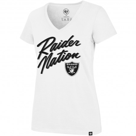 '47 WOMENS RAIDER NATION ULTRA RIVAL V-NECK TEE