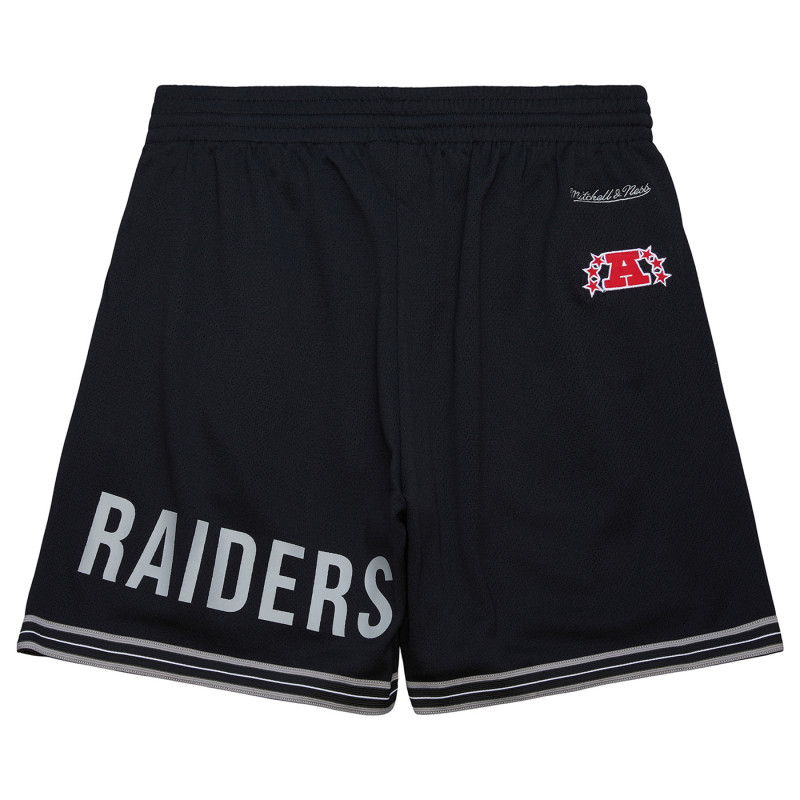 MITCHELL & NESS OAKLAND RAIDERS TEAM ORIGINS VINTAGE LOGO MESH SHORTS