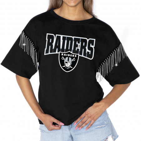 IRRESISTABLE RHINESTONE FRINGE TEE