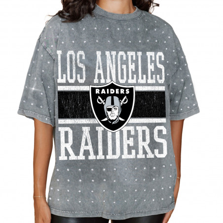 LOS ANGELES ON THE BALL RHINESTONE SHORT SLEEVE TOP