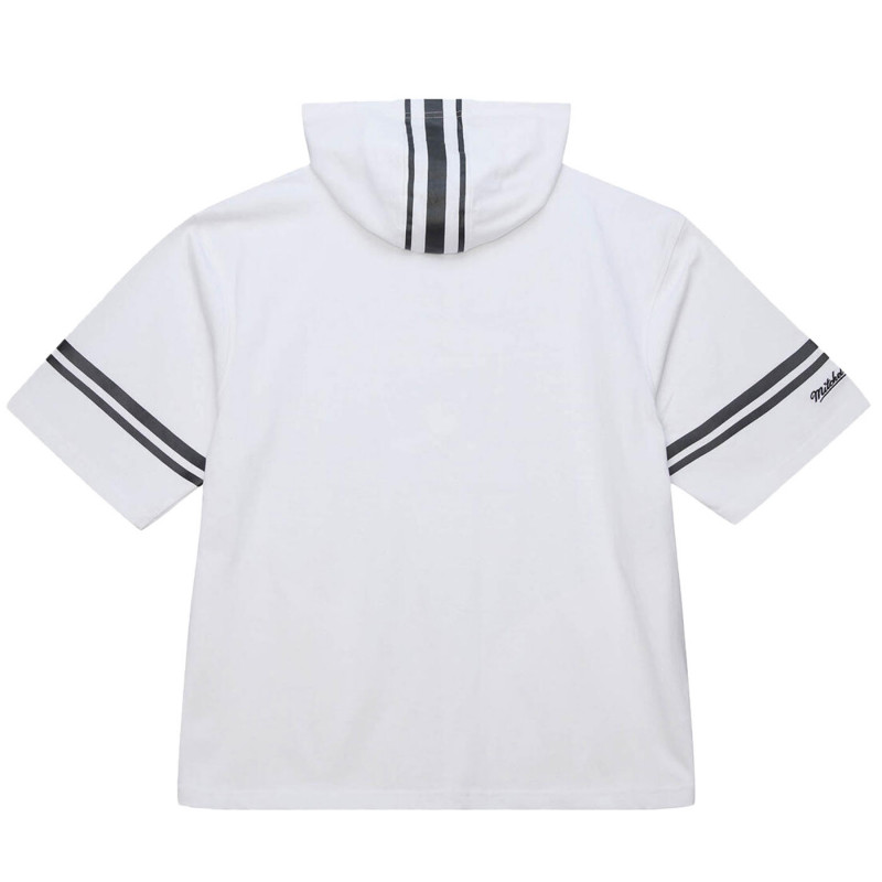 MITCHELL & NESS OAKLAND RAIDERS RETRO LOGO SHORT SLEEVE HOODIE