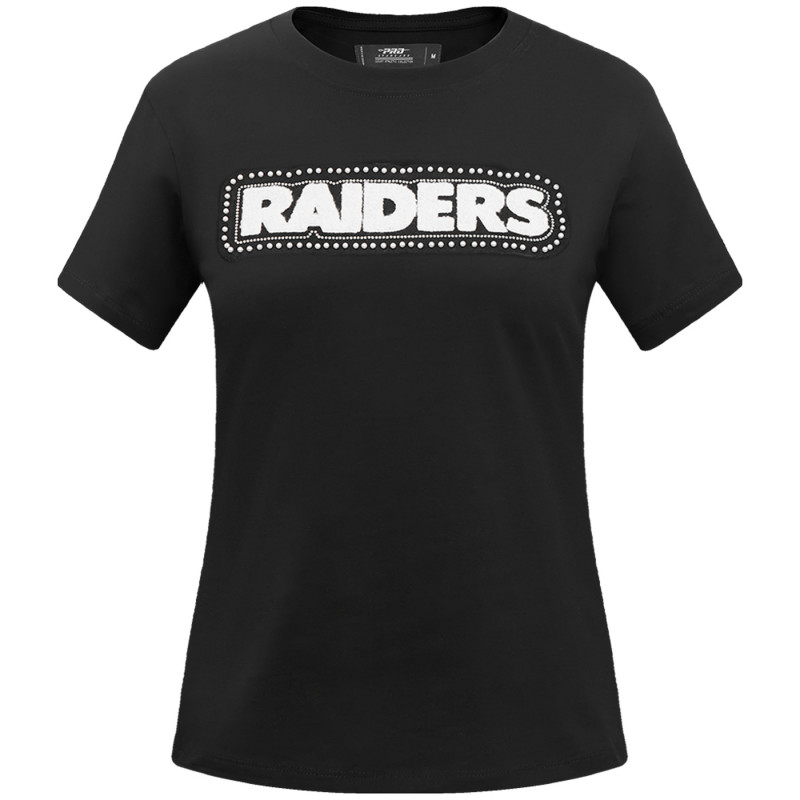 PRO STANDARD RAIDERS WOMENS PEARLS SLIM FIT TEE