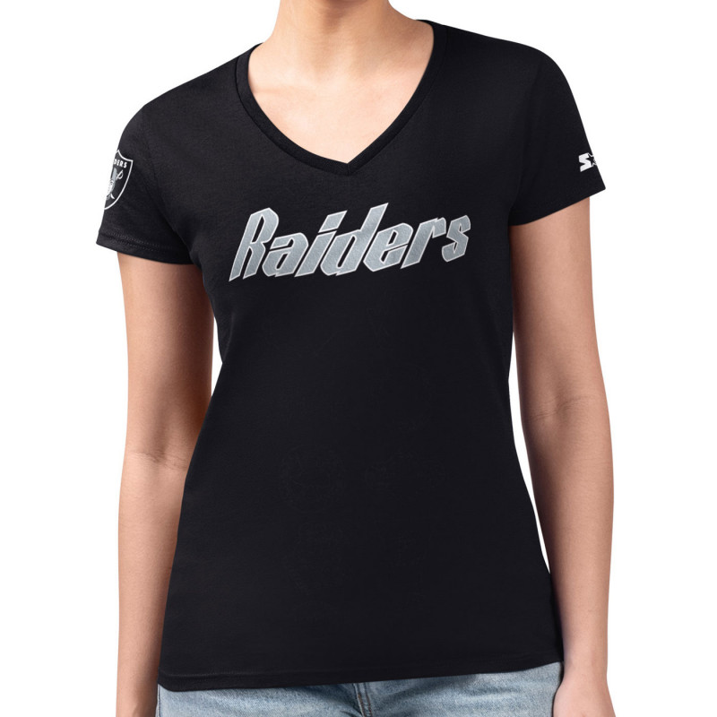 STARTER WOMENS HERITAGE GRAY WORDMARK TEE