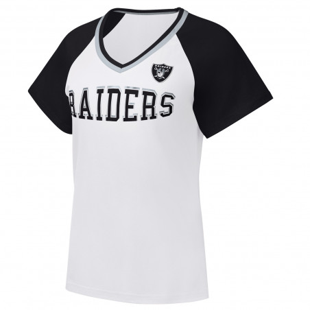 WOMENS RAIDERS BALL PARK V-NECK TEE