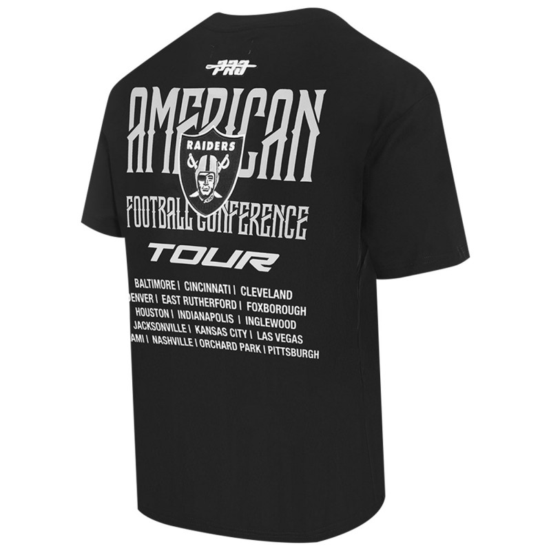 PRO STANDARD RAIDERS CITY TOUR 2.0 DROP SHOULDER TEE