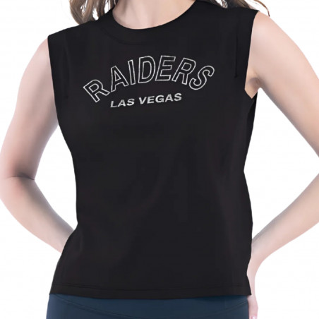 DKNY WOMENS LAS VEGAS RAIDERS AURORA FASHION TANK TOP