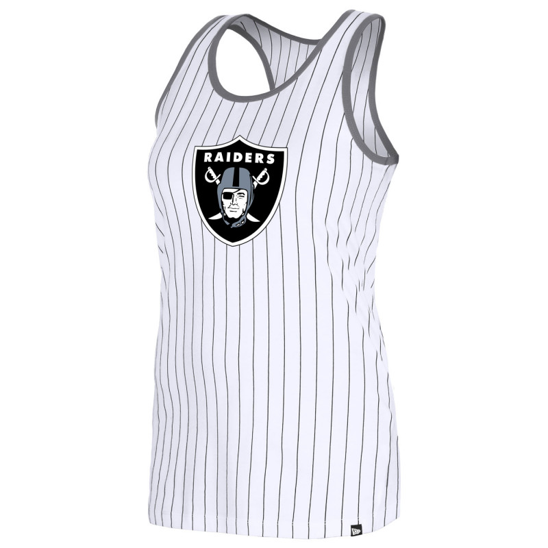 NEW ERA WOMENS RAIDERS GAMEDAY RACERBACK SEQUIN TANK